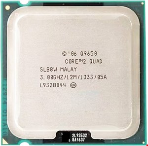 پردازنده اینتل مدل CORE 2 QUAD Q9650 YORKFIELD استوک